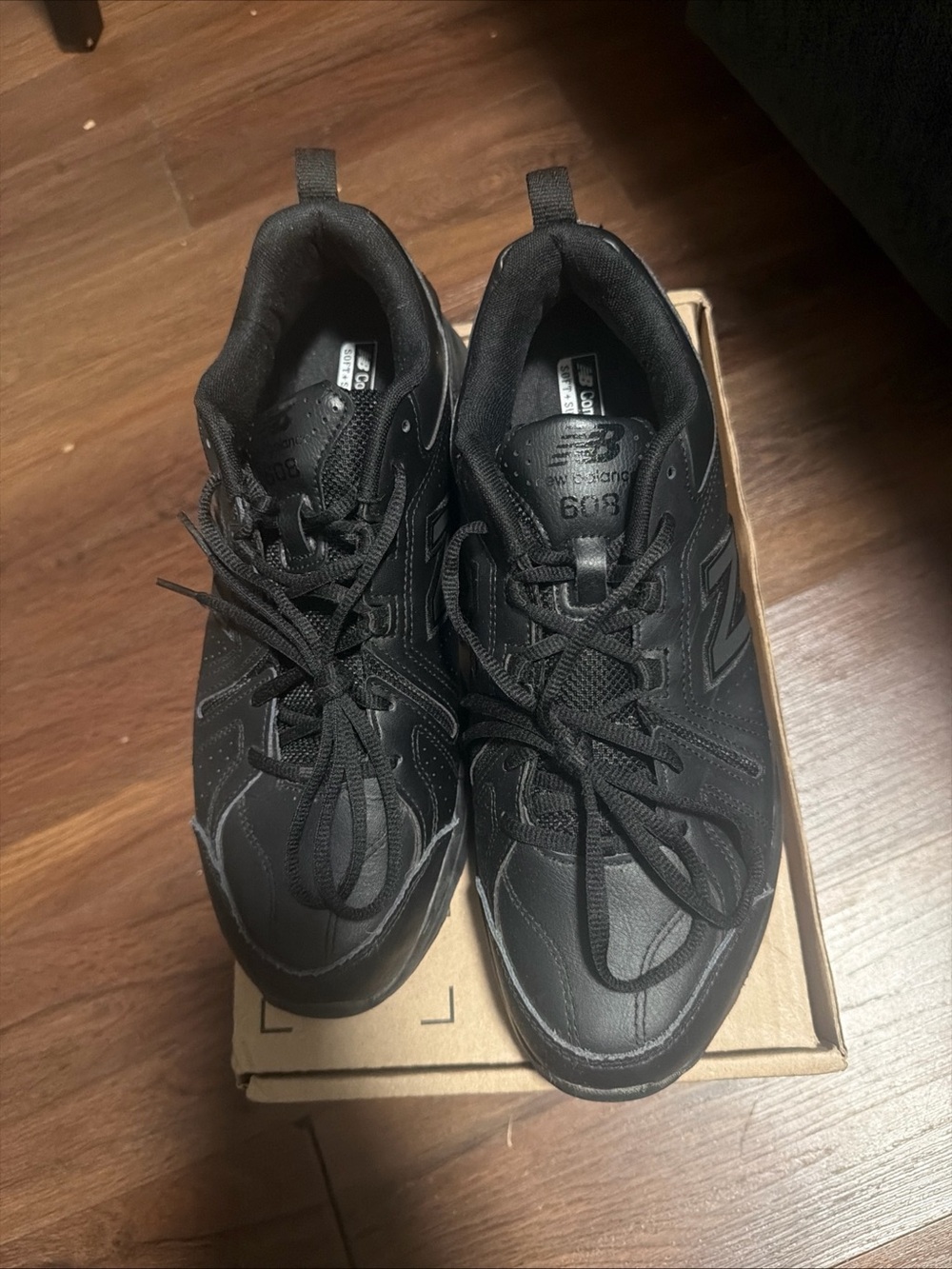 New Balance 608 V5 Casual Comfort Cross Trainer Mens 11 in Black/Black